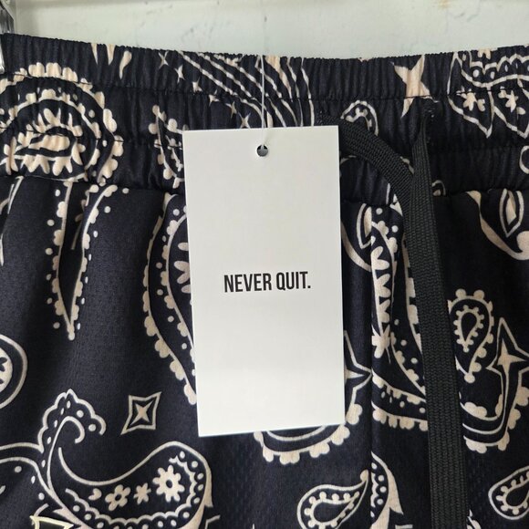 Kill Crew Muay Thai Shorts Mens Size S Black Paisley 4" Inch Inseam NEW Fighter - Picture 4 of 7